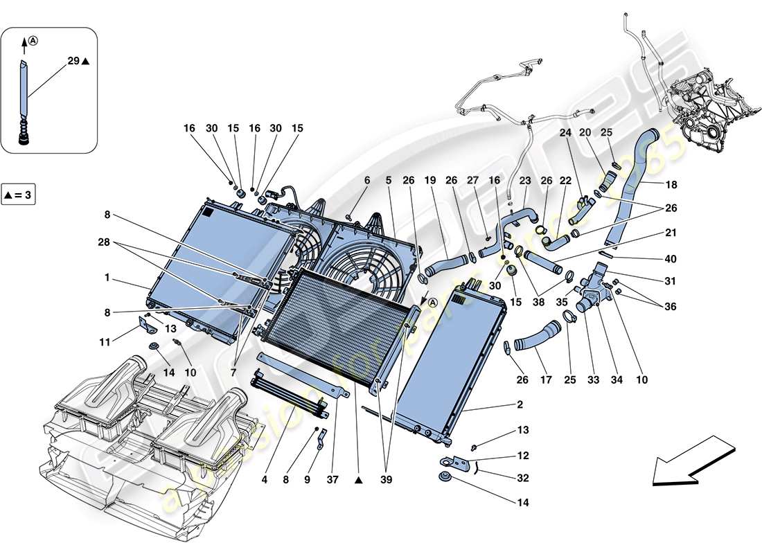 part diagram containing part number 267211