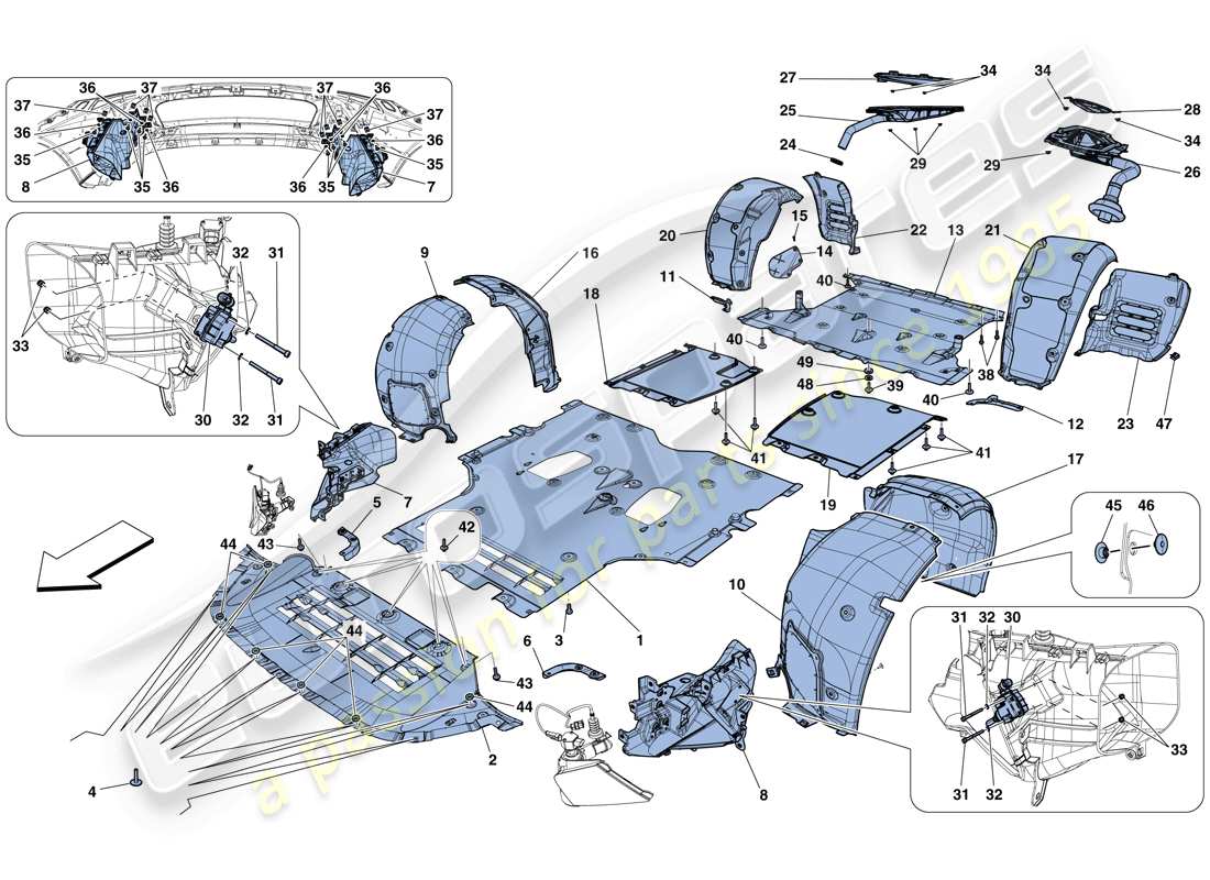 part diagram containing part number 84819800