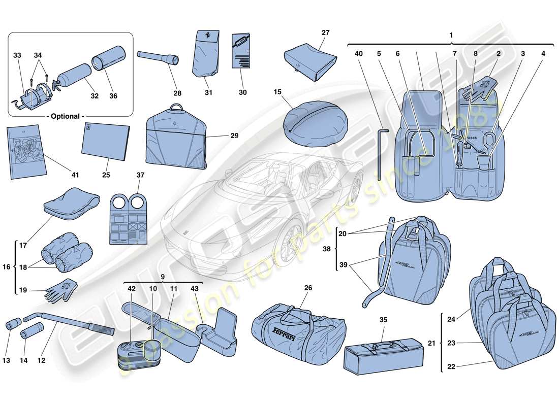 part diagram containing part number 87458500