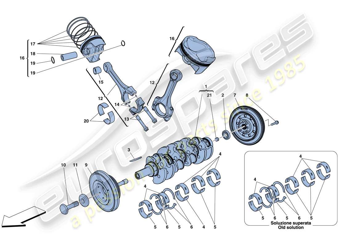 part diagram containing part number 257919