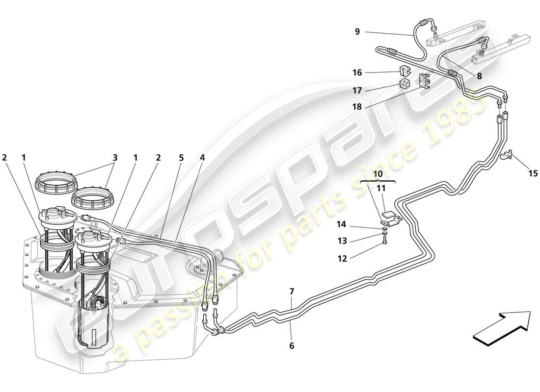 part diagram containing part number 197525
