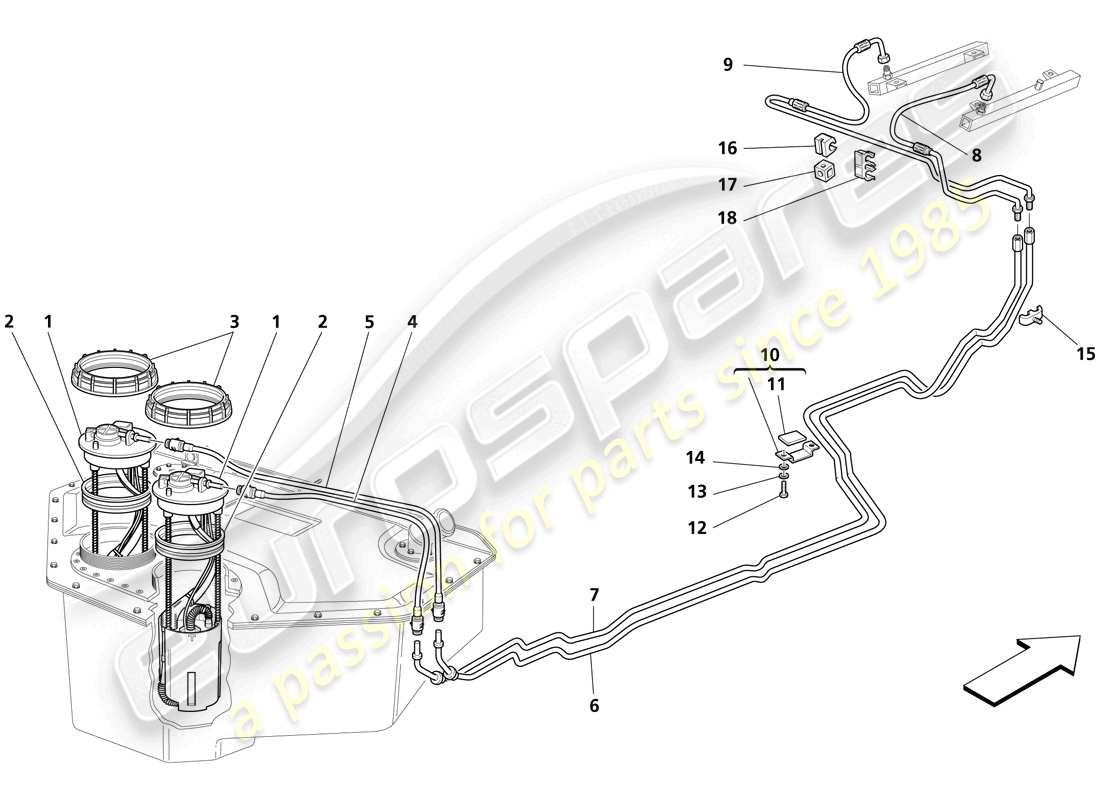 part diagram containing part number 181205