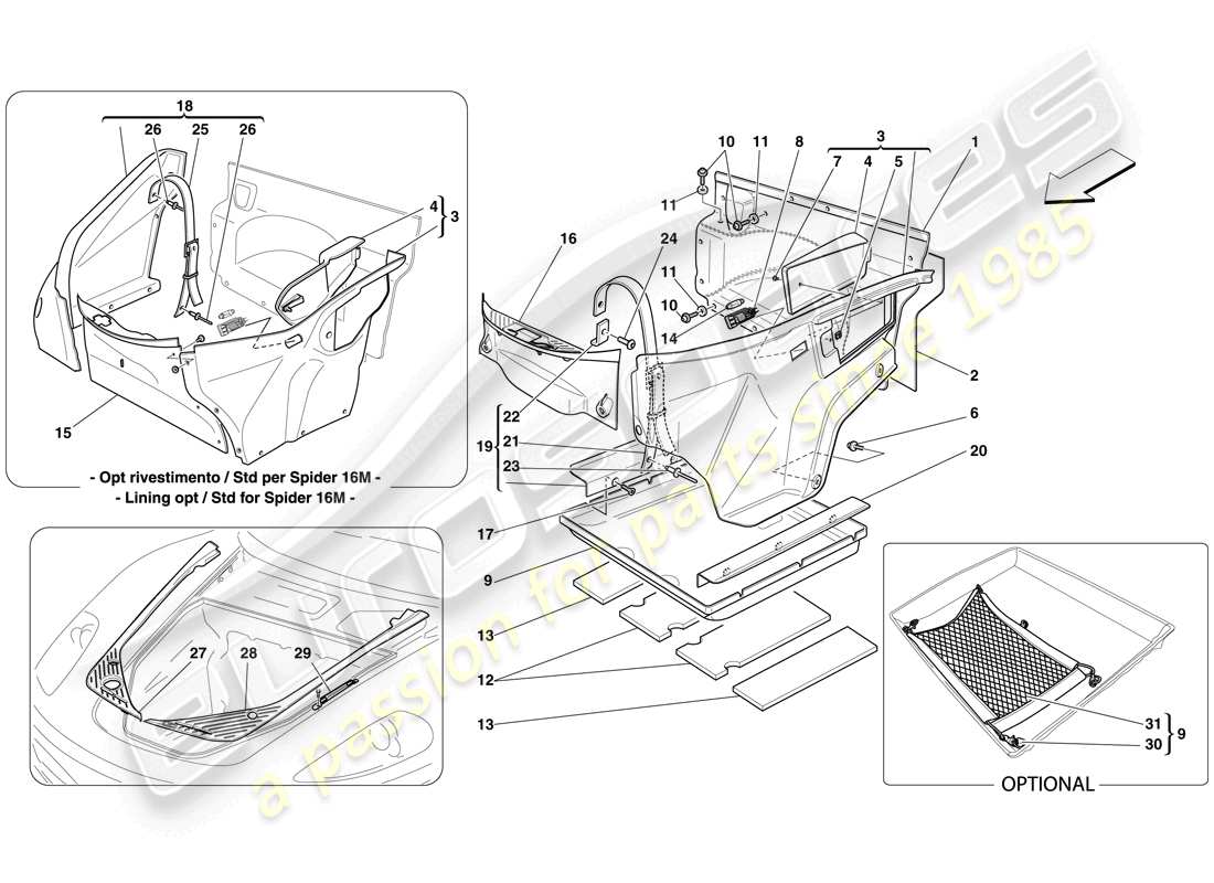 part diagram containing part number 81353200