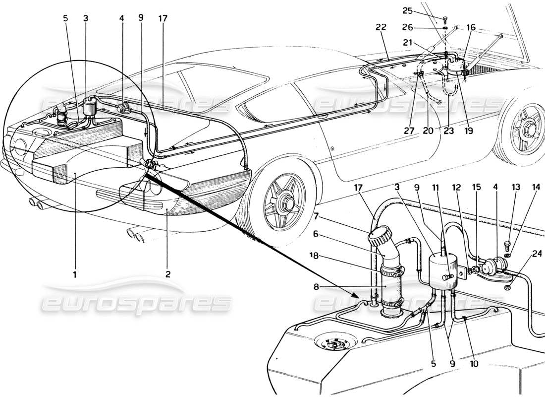 part diagram containing part number 2d5 uni 5588