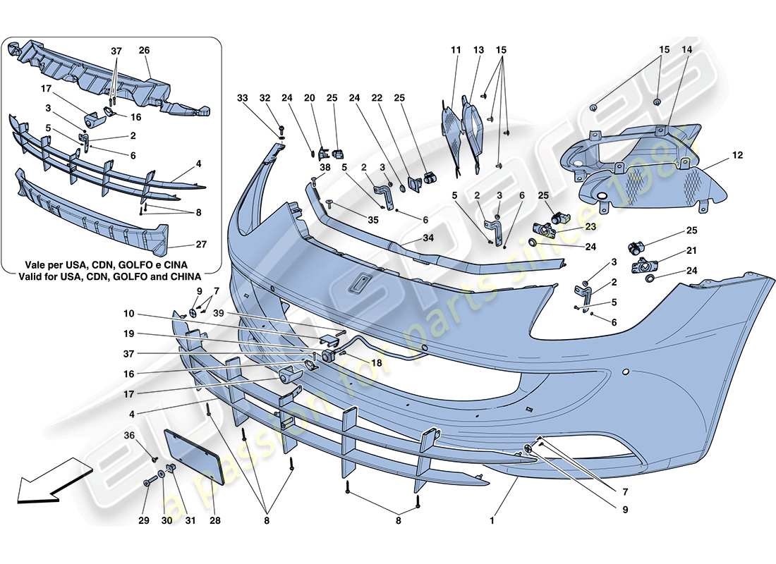 part diagram containing part number 84133100