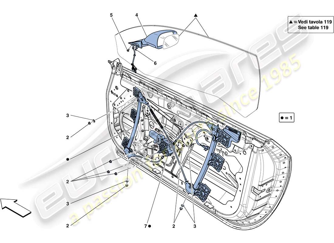 part diagram containing part number 86775500