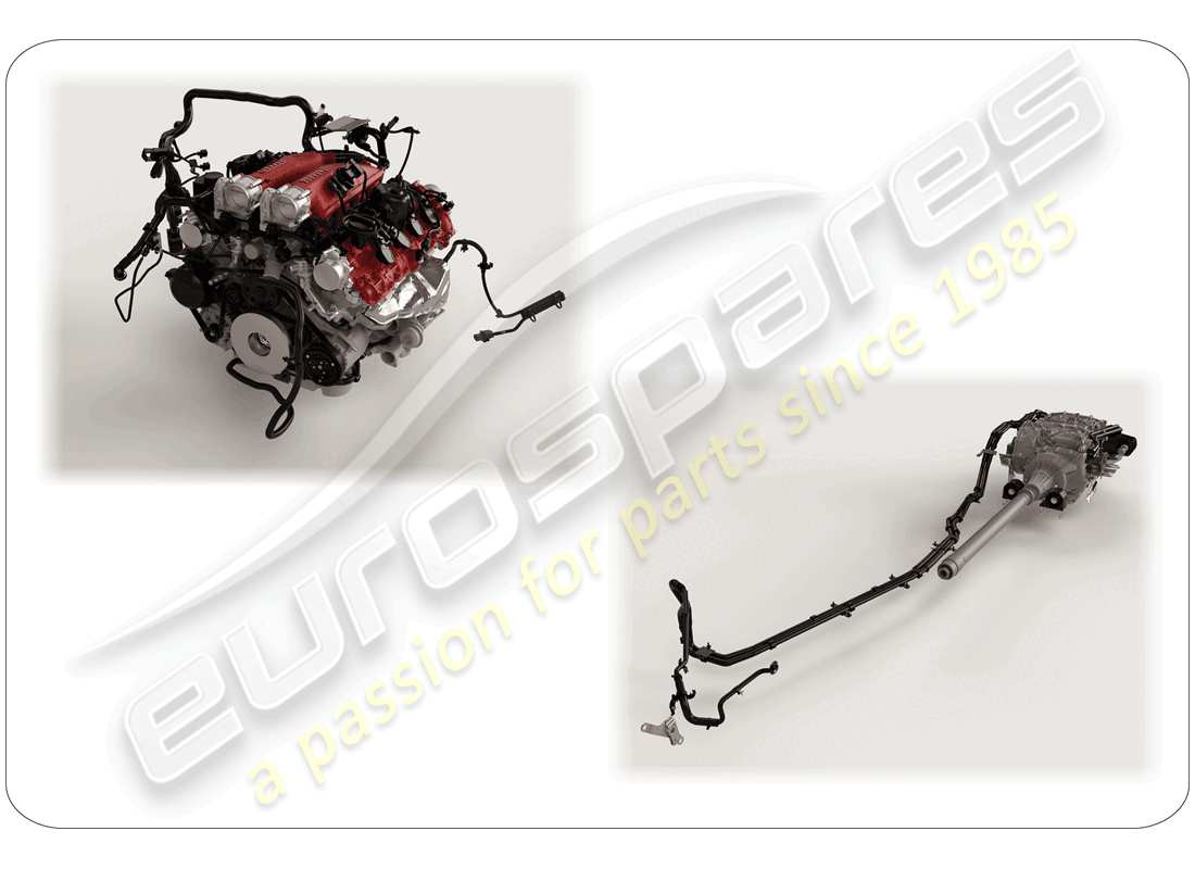 ferrari gtc4 lusso t (rhd) spare assembly units parts diagram