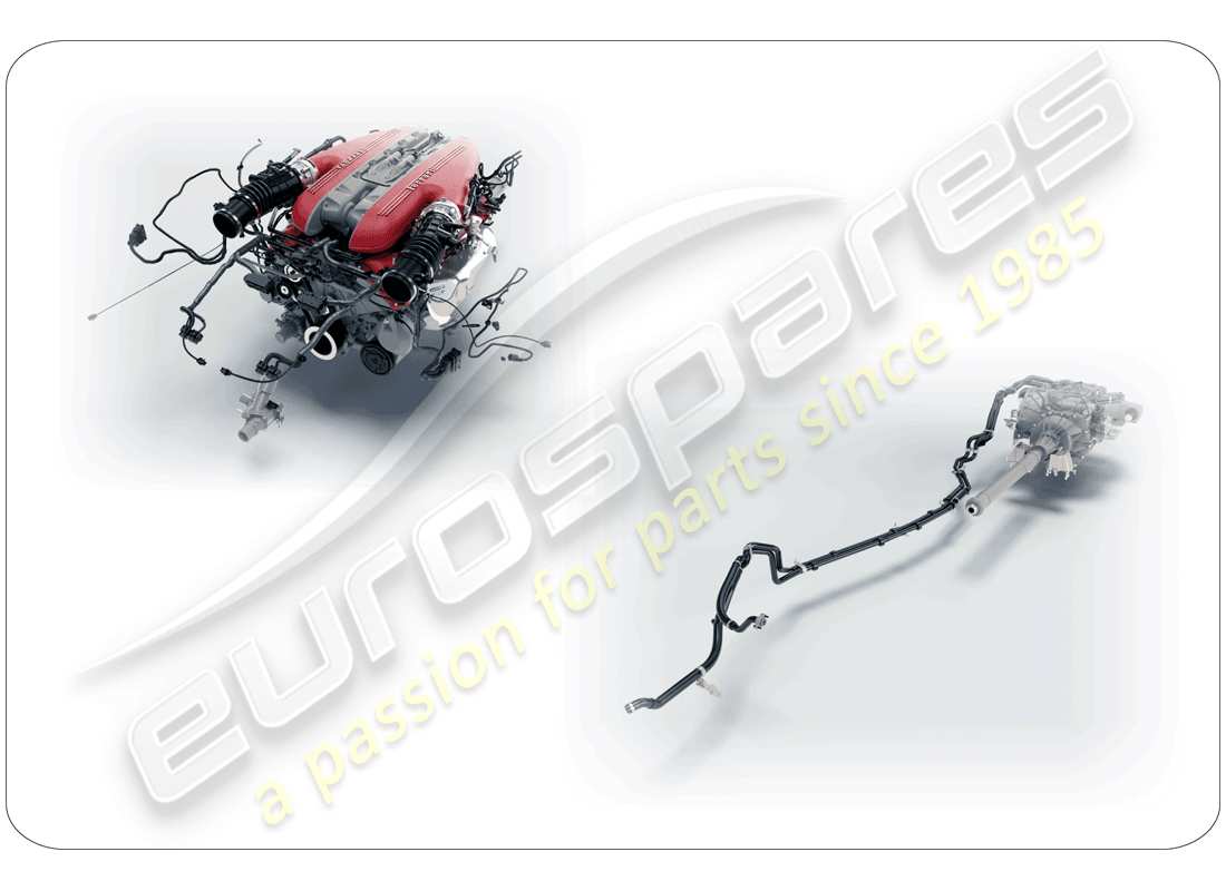 ferrari gtc4 lusso (rhd) spare assembly units parts diagram