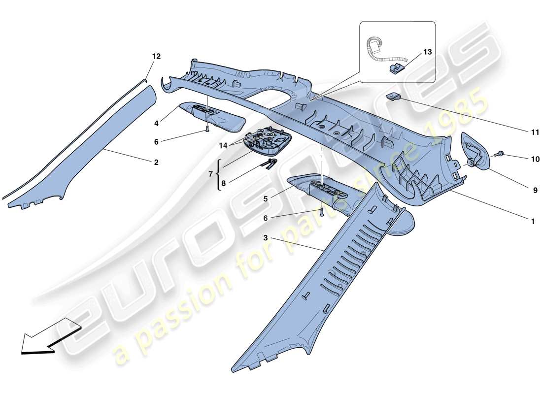 part diagram containing part number 312136