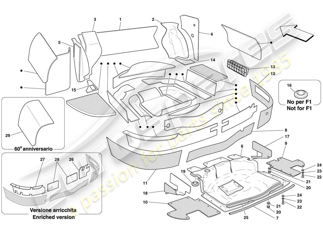 part diagram containing part number 66965200