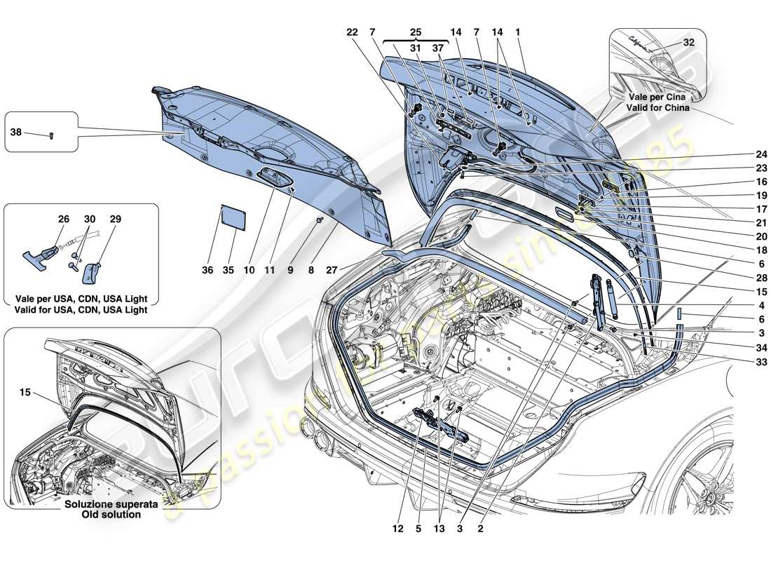 part diagram containing part number 83212600