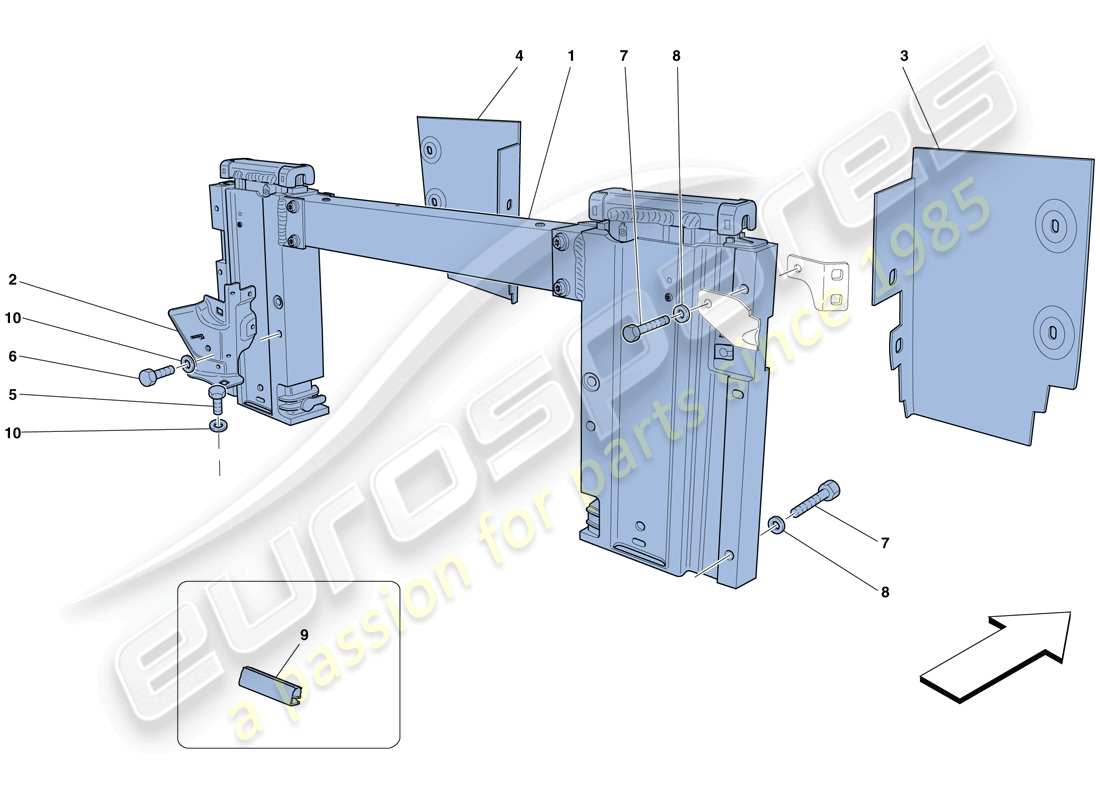 part diagram containing part number 86062000