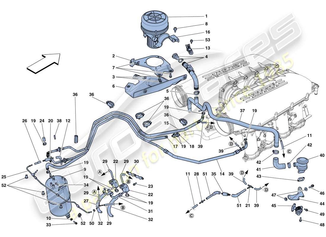 part diagram containing part number 10716370