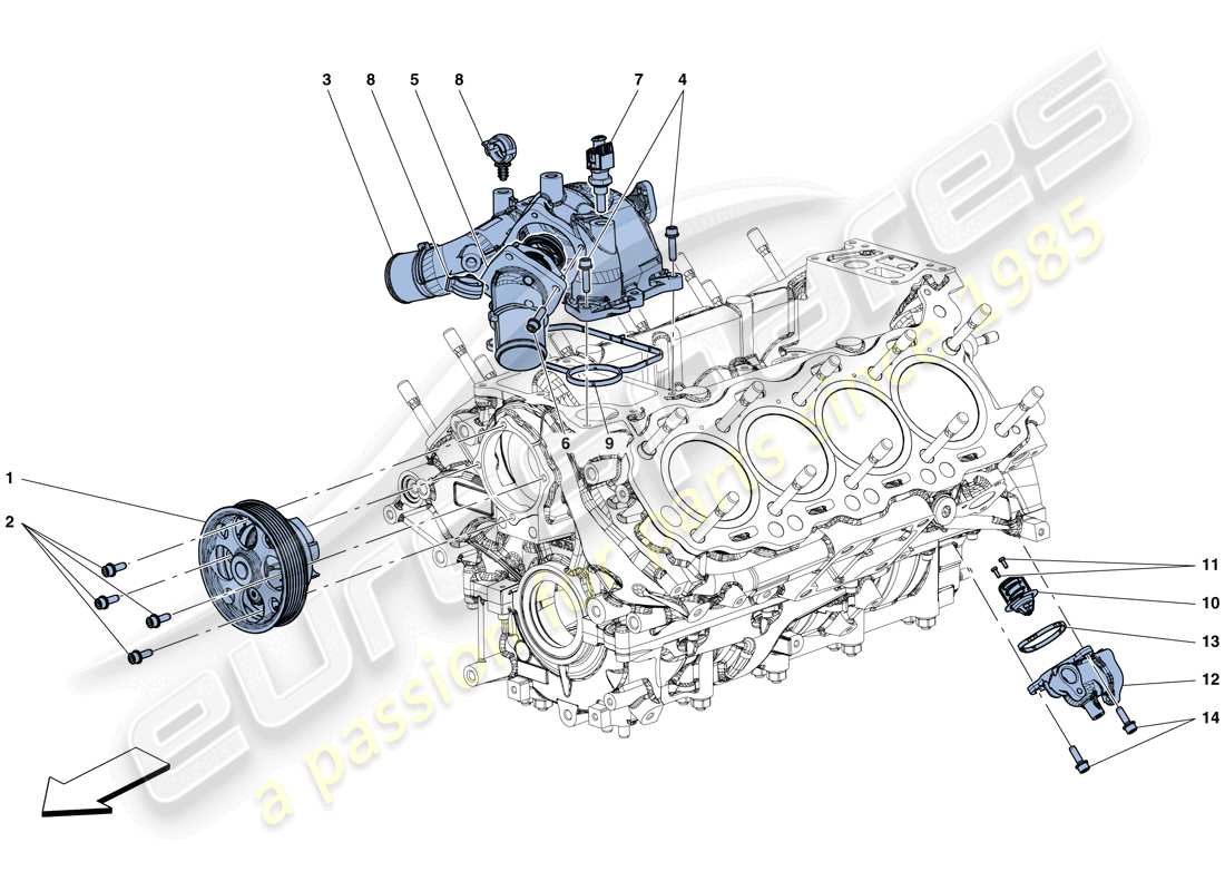 part diagram containing part number 309131