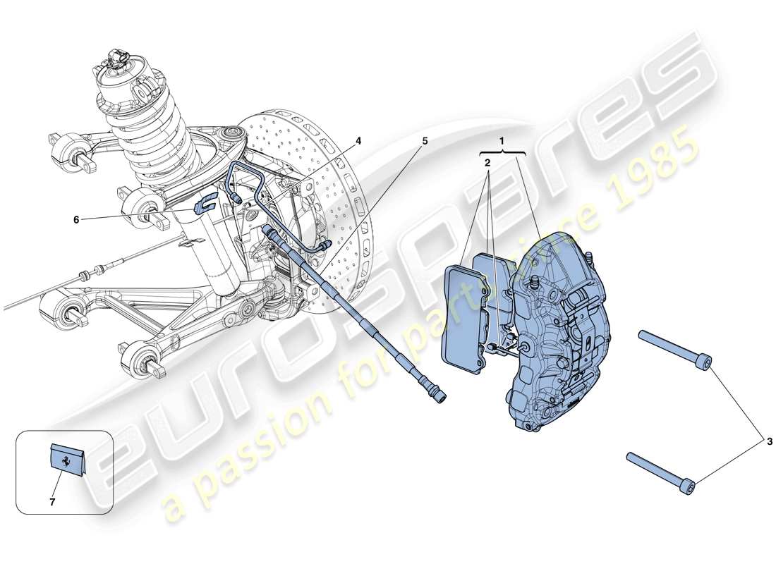 a part diagram from the Ferrari California T (Europe) parts catalogue