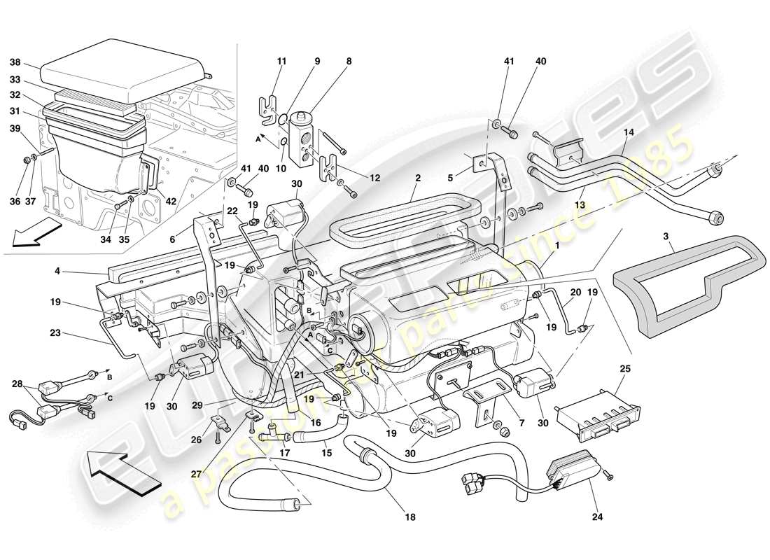 part diagram containing part number 66756100