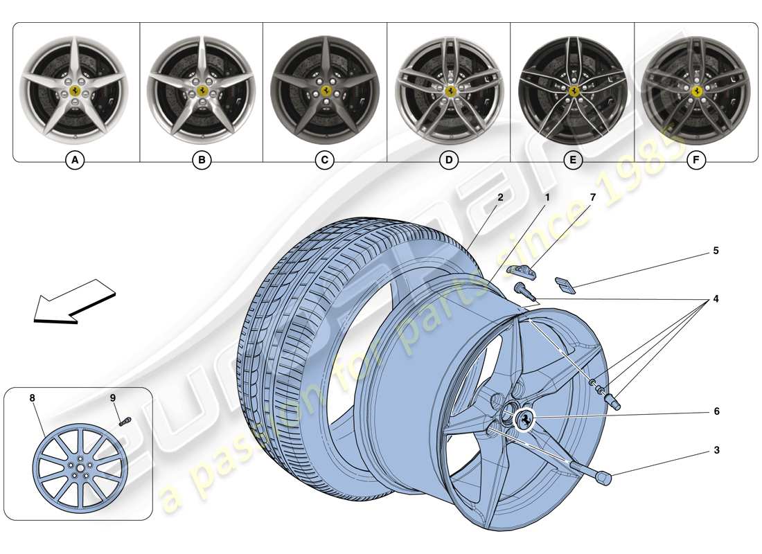 part diagram containing part number 70003879