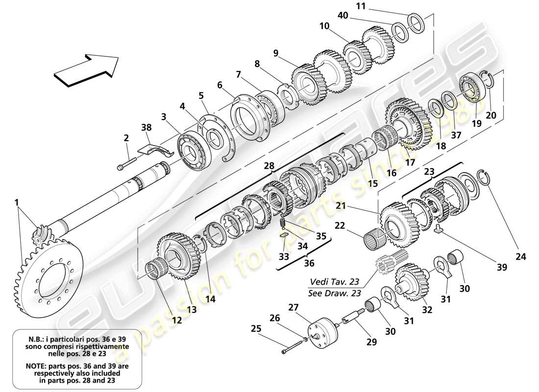 part diagram containing part number 196980