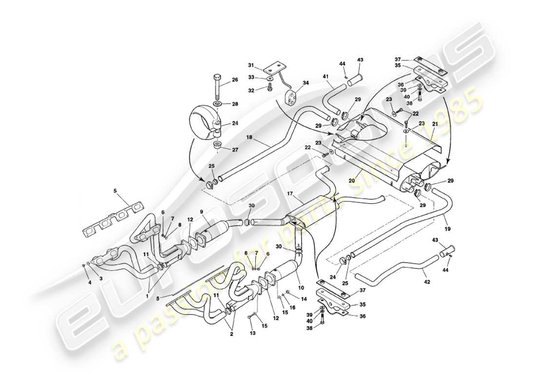 part diagram containing part number 694596
