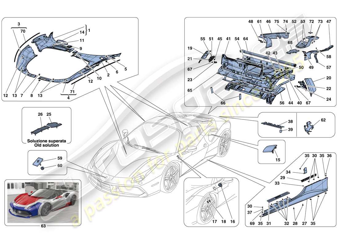 part diagram containing part number 87383800
