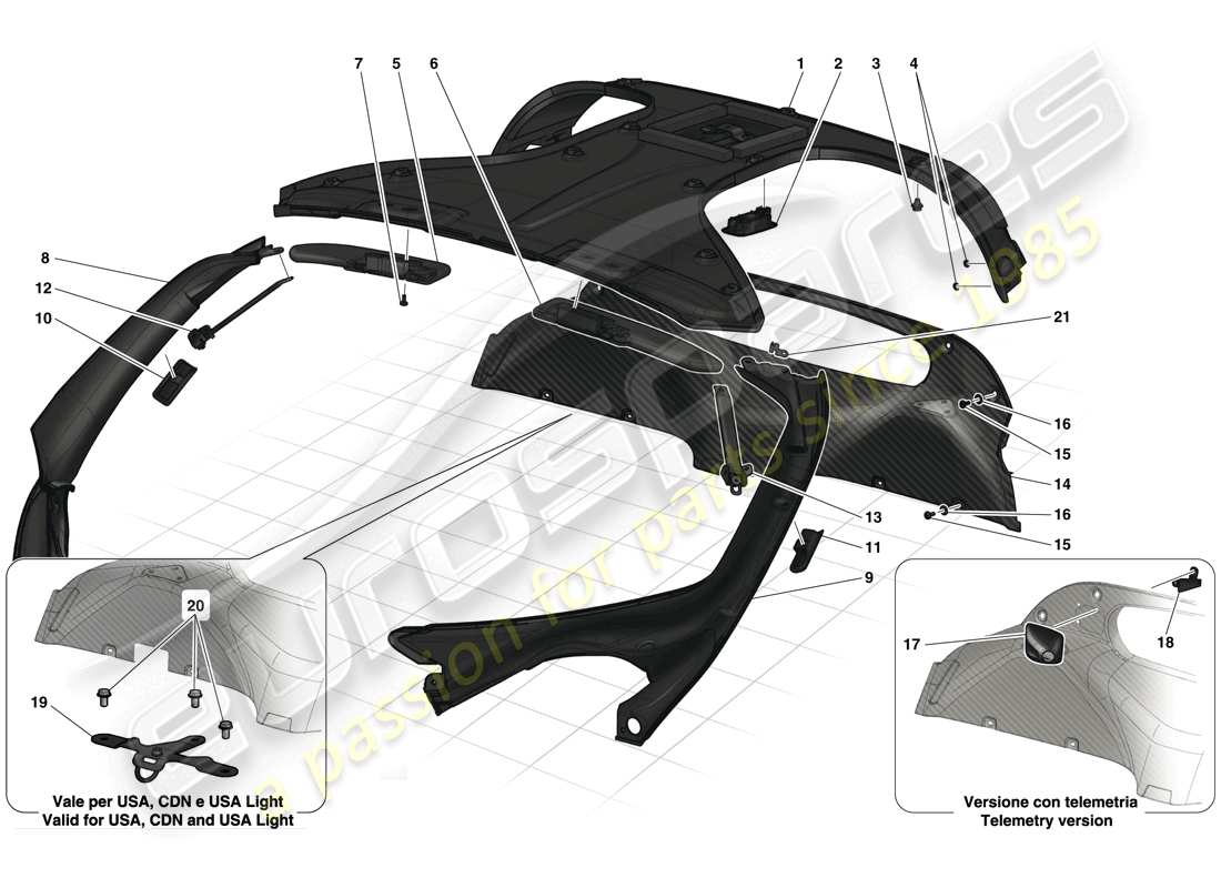 part diagram containing part number 86485200