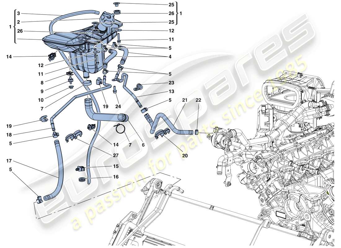 part diagram containing part number 303327