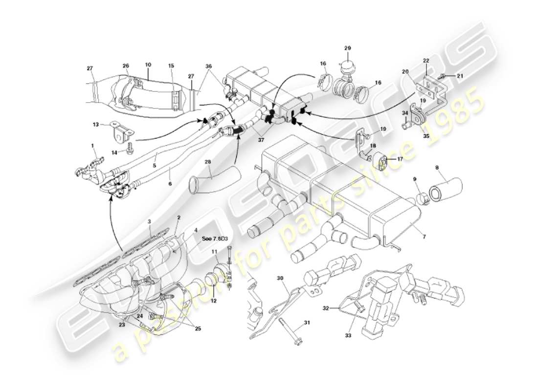 part diagram containing part number 4r13-11225-ba