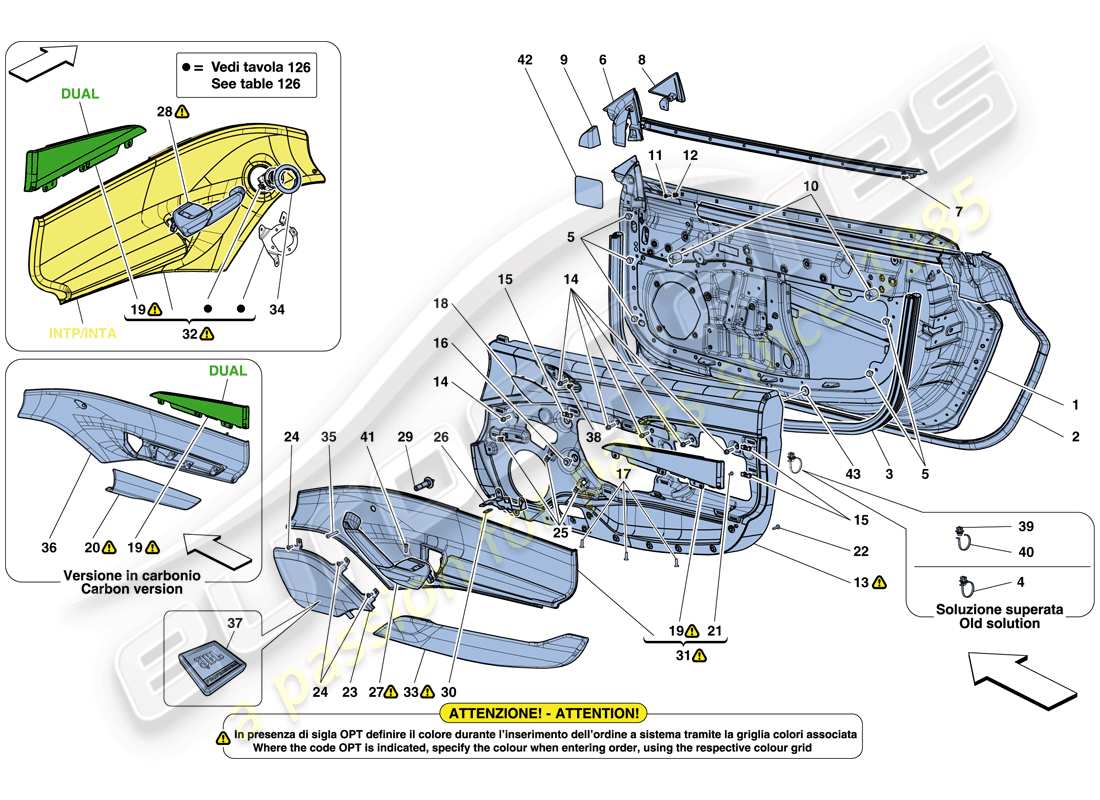 part diagram containing part number 87281111