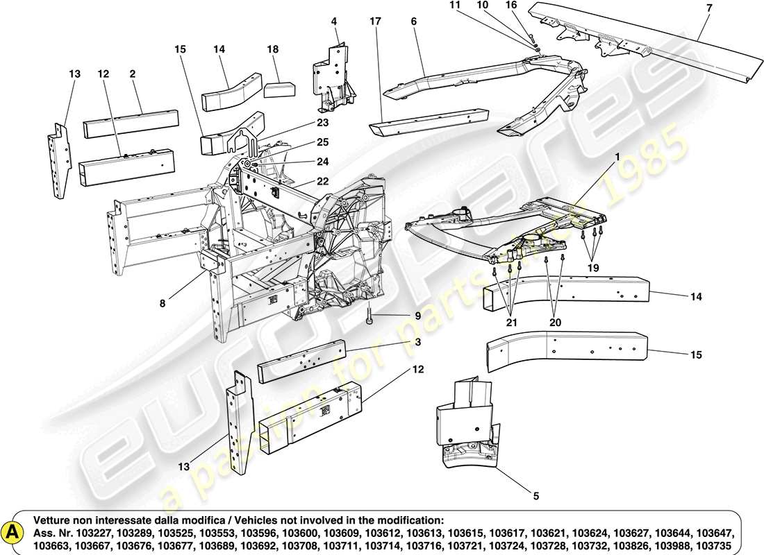 part diagram containing part number 985278613