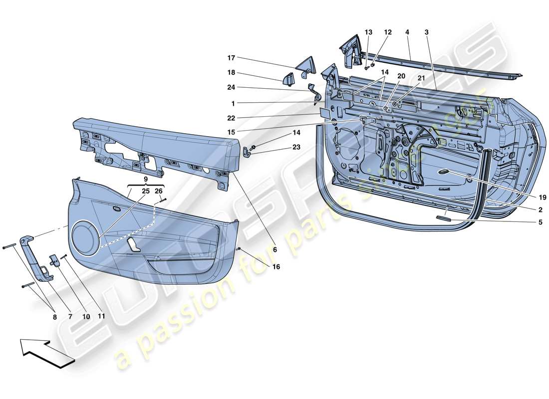 part diagram containing part number 87509111