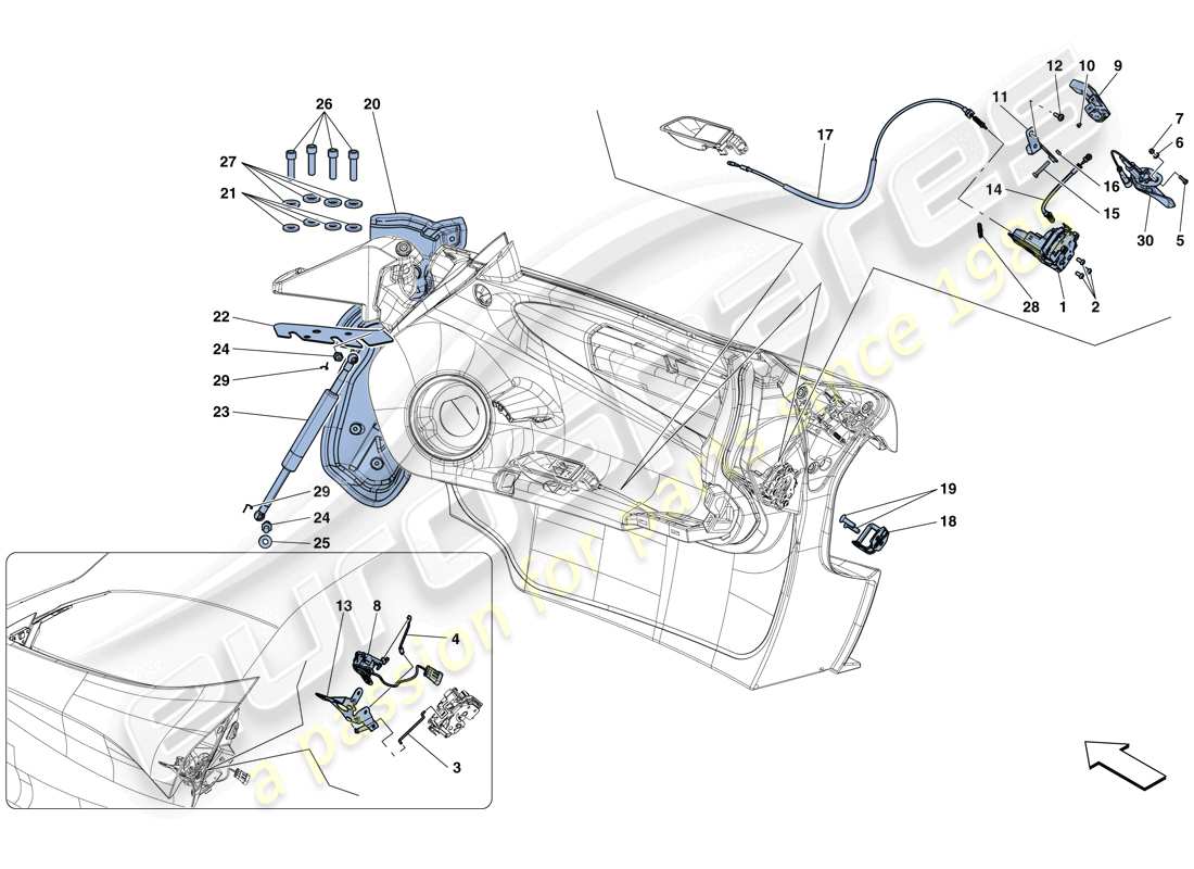 part diagram containing part number 332016