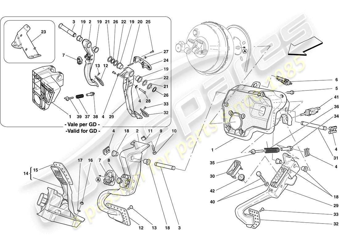 part diagram containing part number 189864