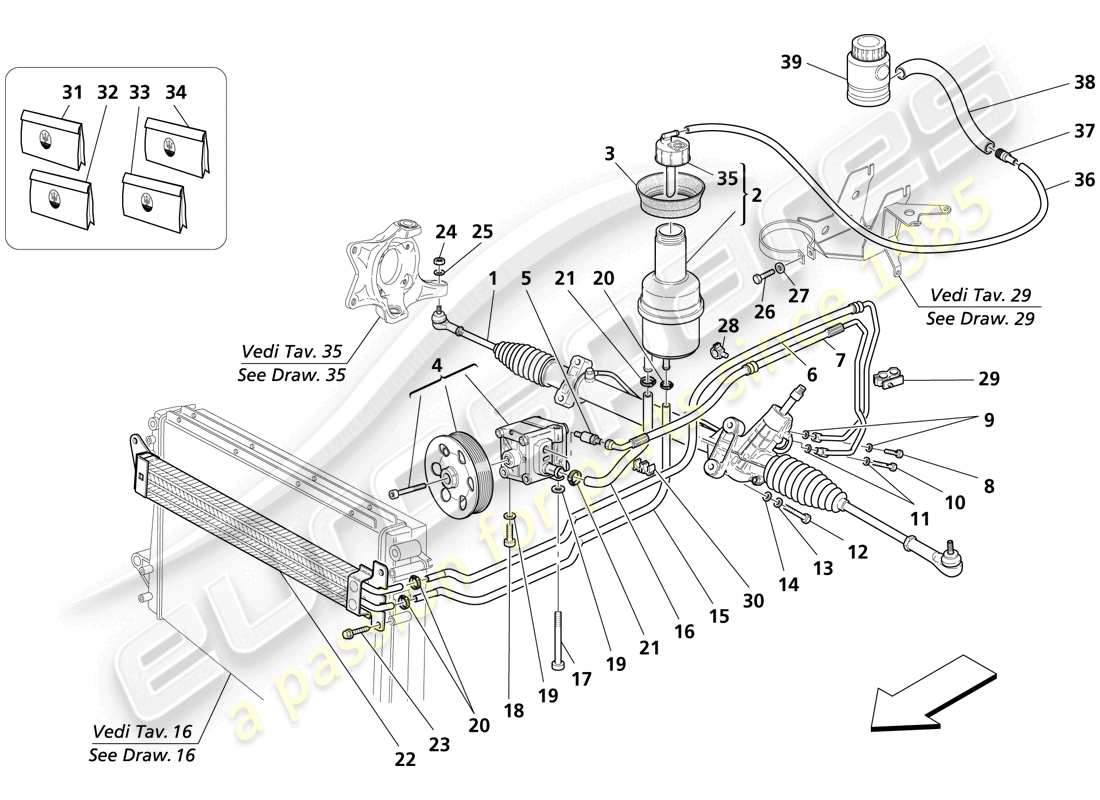 part diagram containing part number 980138595