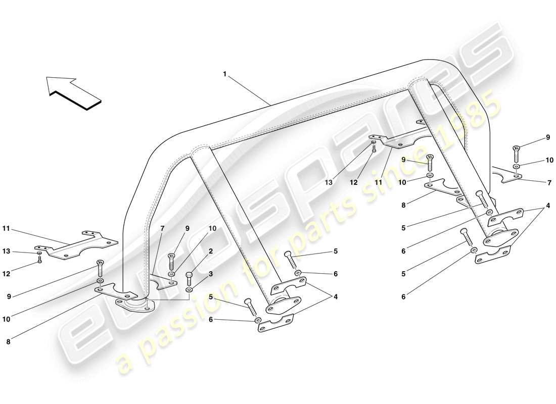 part diagram containing part number 13337507