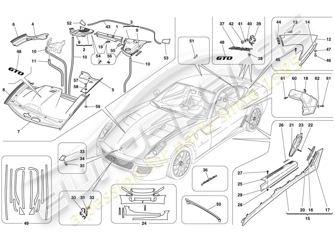 part diagram containing part number 70002059