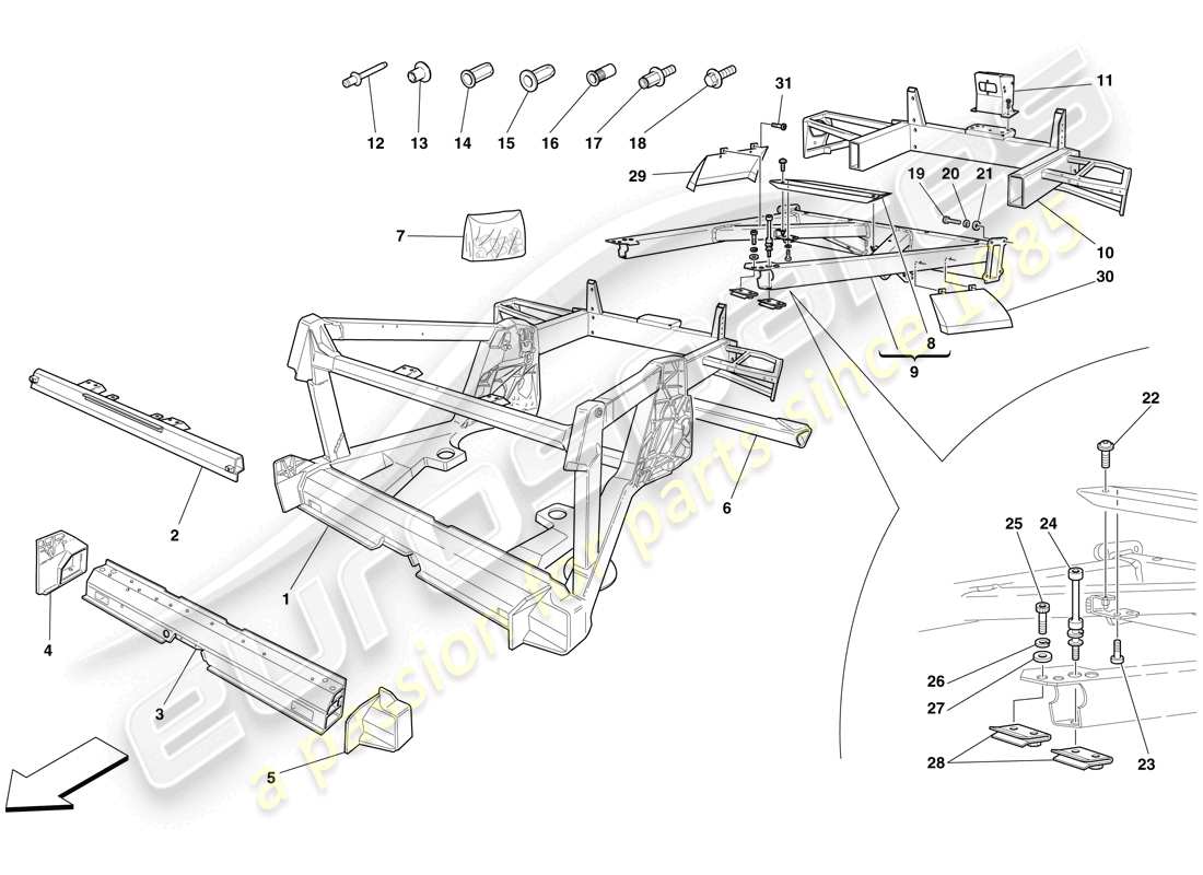 part diagram containing part number 69425811