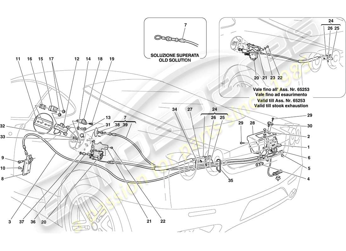 part diagram containing part number 65395800