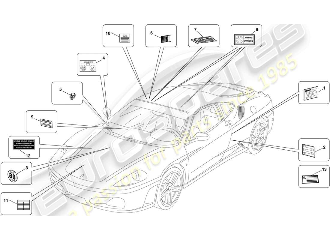 part diagram containing part number 218181