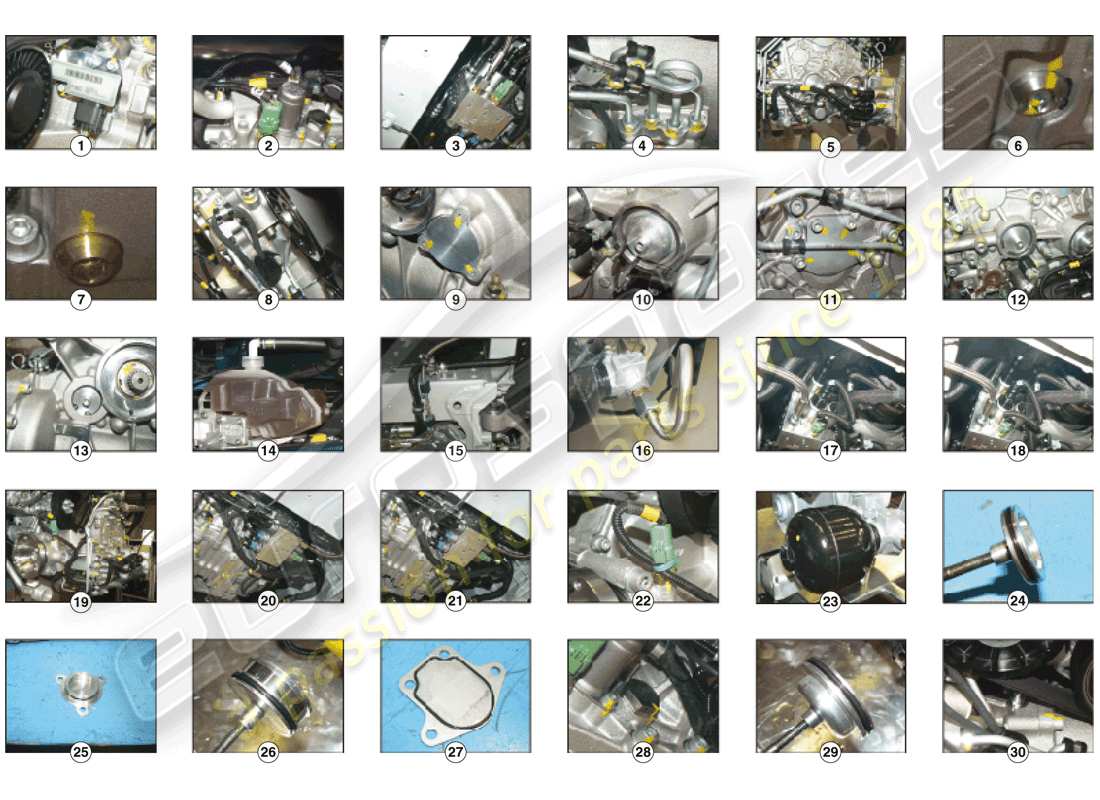 ferrari gtc4 lusso (usa) ptu repair kit parts diagram