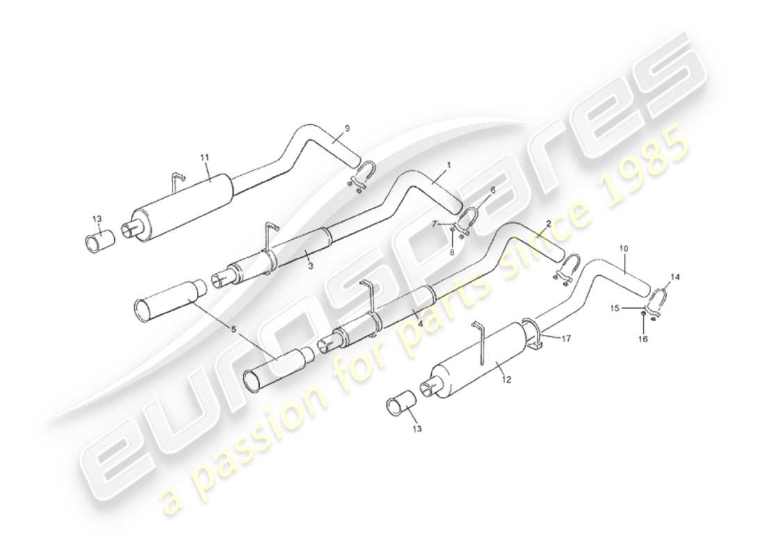 aston martin v8 virage (1999) optional equipment part diagram