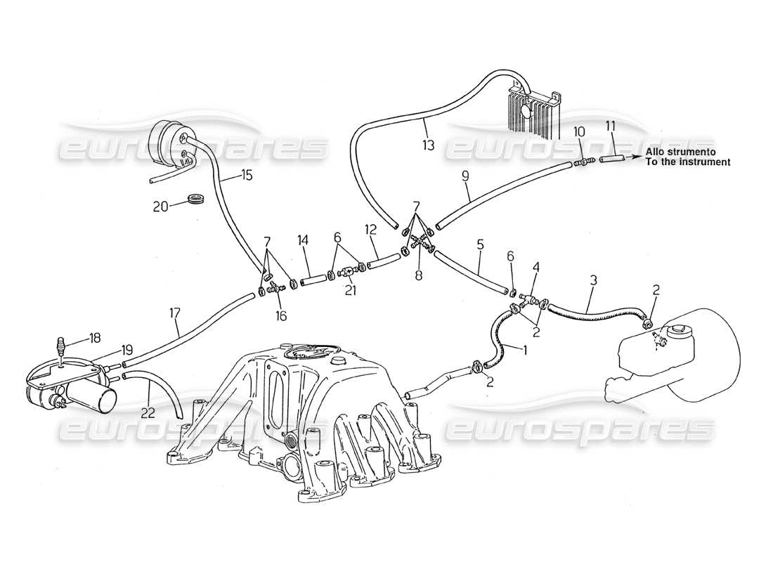 maserati 2.24v vacuum system part diagram