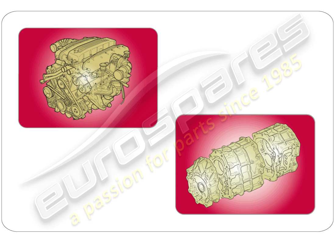 ferrari 612 sessanta (rhd) spare assembly units parts diagram
