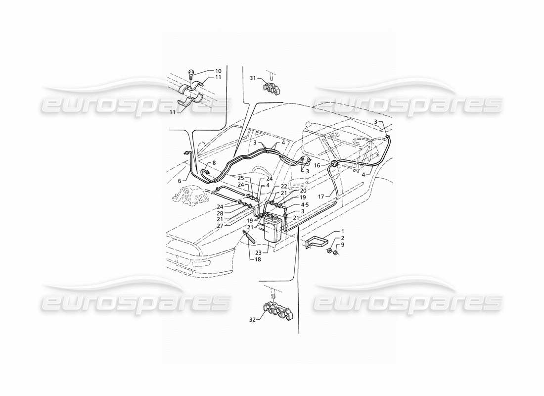 part diagram containing part number 96116