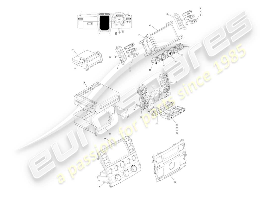 part diagram containing part number 6r13-18c815-aa