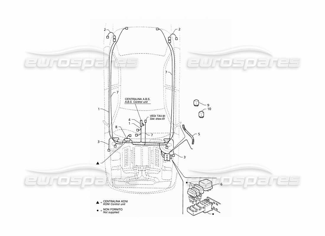 part diagram containing part number 363817106