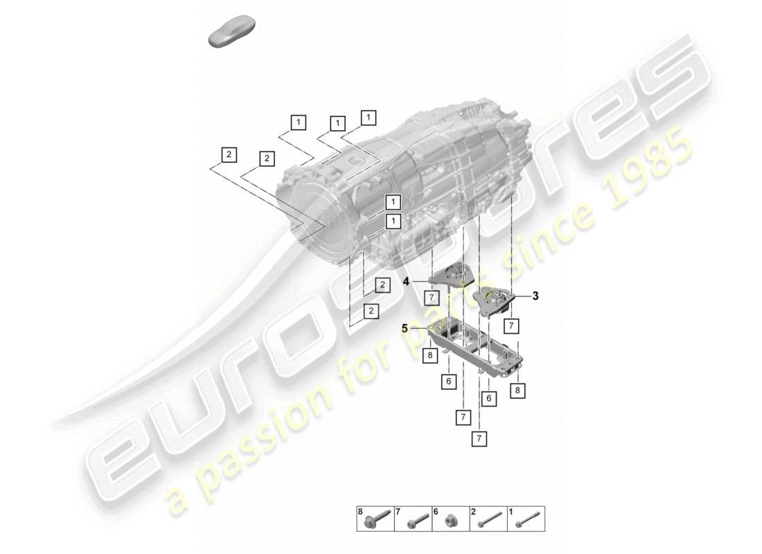 a part diagram from the porsche panamera parts catalogue