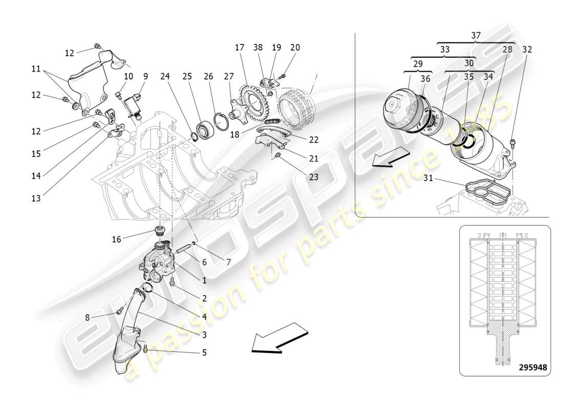 part diagram containing part number 295948