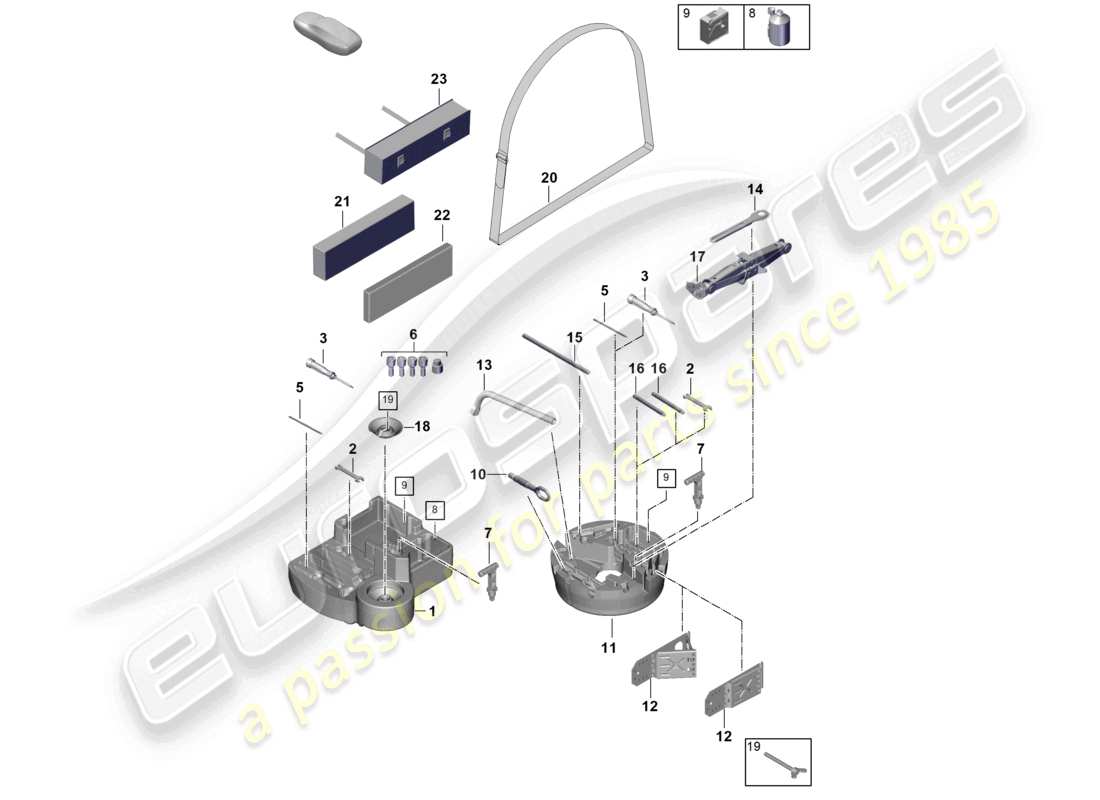 part diagram containing part number 95872113505