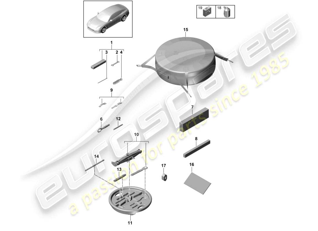 VIEW PARTS DIAGRAMS FROM THE PORSCHE PANAMERA PARTS CATALOGUE a part diagram from the porsche panamera parts catalogue