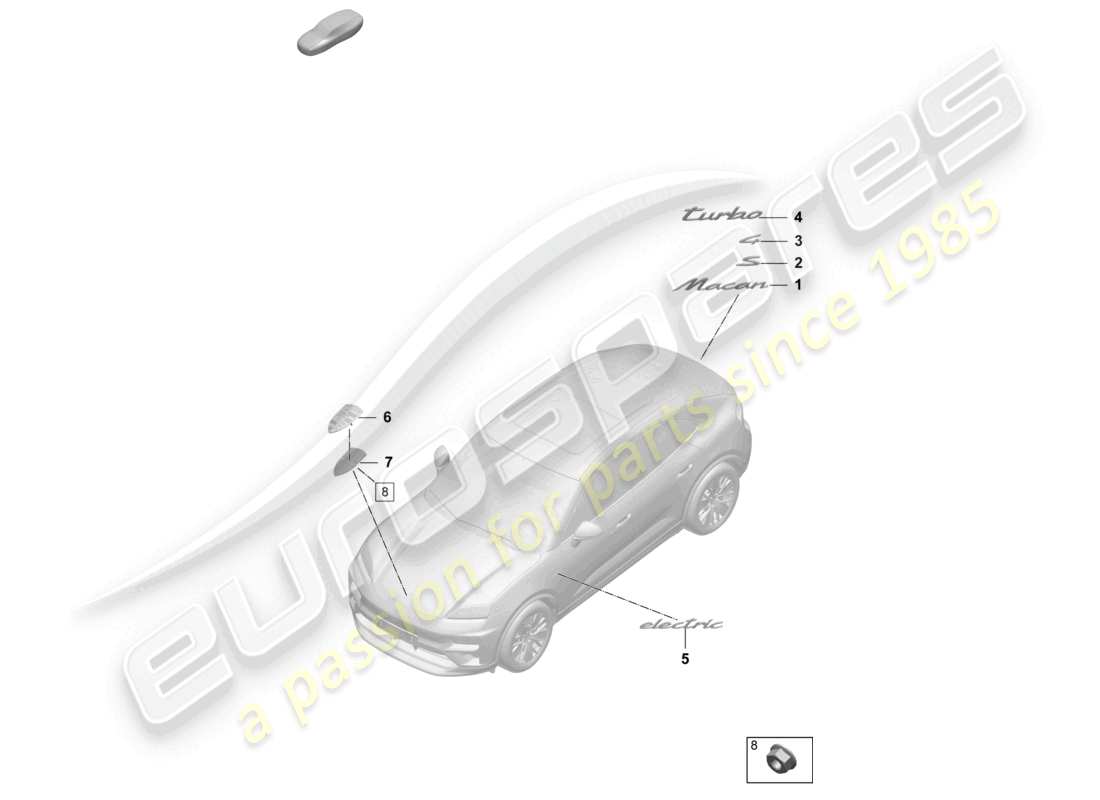 part diagram containing part number 95c854500 041